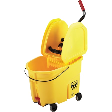 Mop Bucket Wringer, WaveBreak, 20.5x16.6x25.5, Yellow